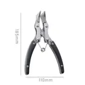 Pince à bec plat 35 mm pour cuir, sertissage et couture – 5