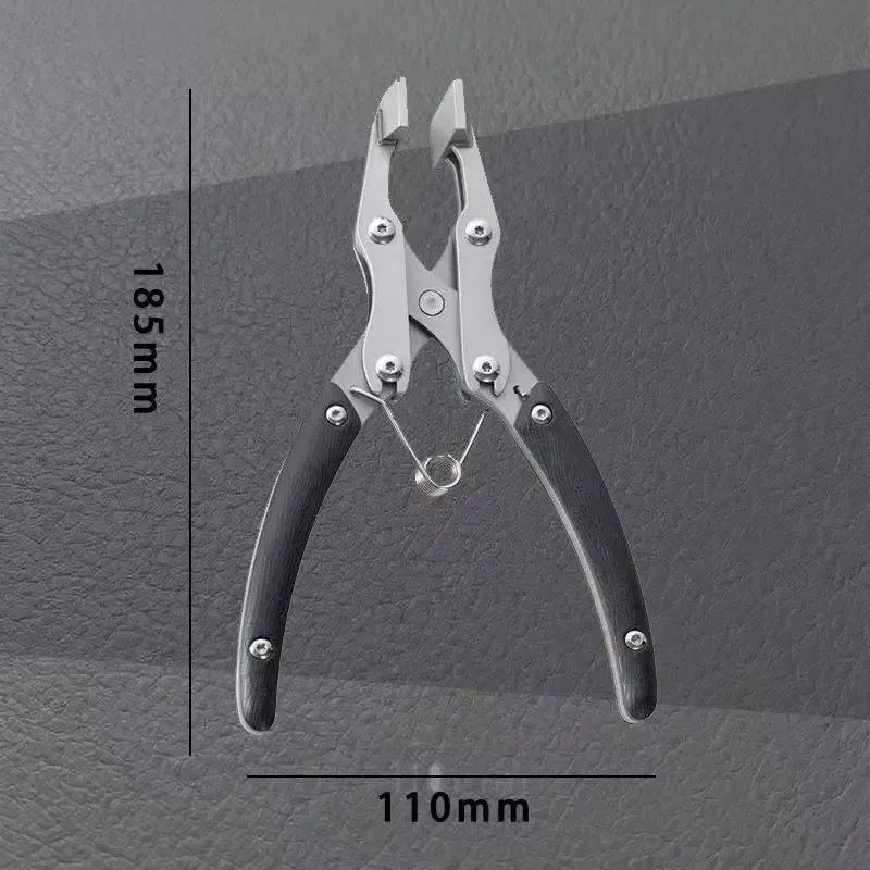 Pince à bec plat 35 mm pour cuir, sertissage et couture