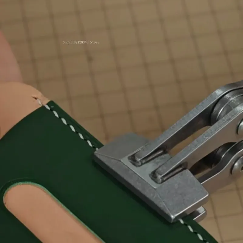 Pince à bec plat 35 mm pour cuir, sertissage et couture