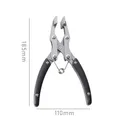 Pince à bec plat 35 mm pour cuir, sertissage et couture – Couleur Flat pliers