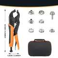 Pince à boutons-pression pour bâches et cuir, robuste – 8