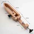 Pince à coudre en bois pliable pour cuir et travaux manuels – Couleur Indigo (A)