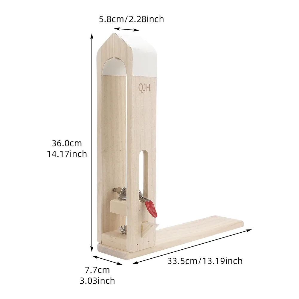 Pince à coudre en bois pour cuir, artisanat
