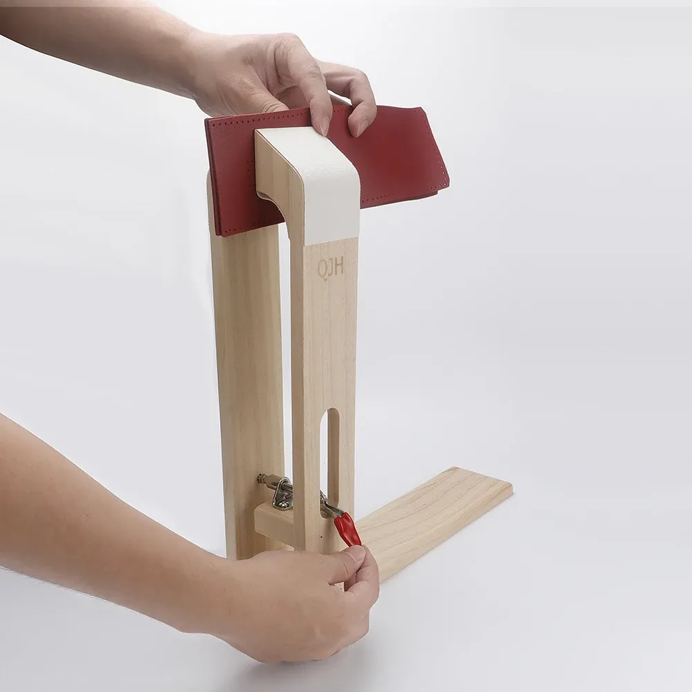 Pince à coudre en bois pour cuir, artisanat