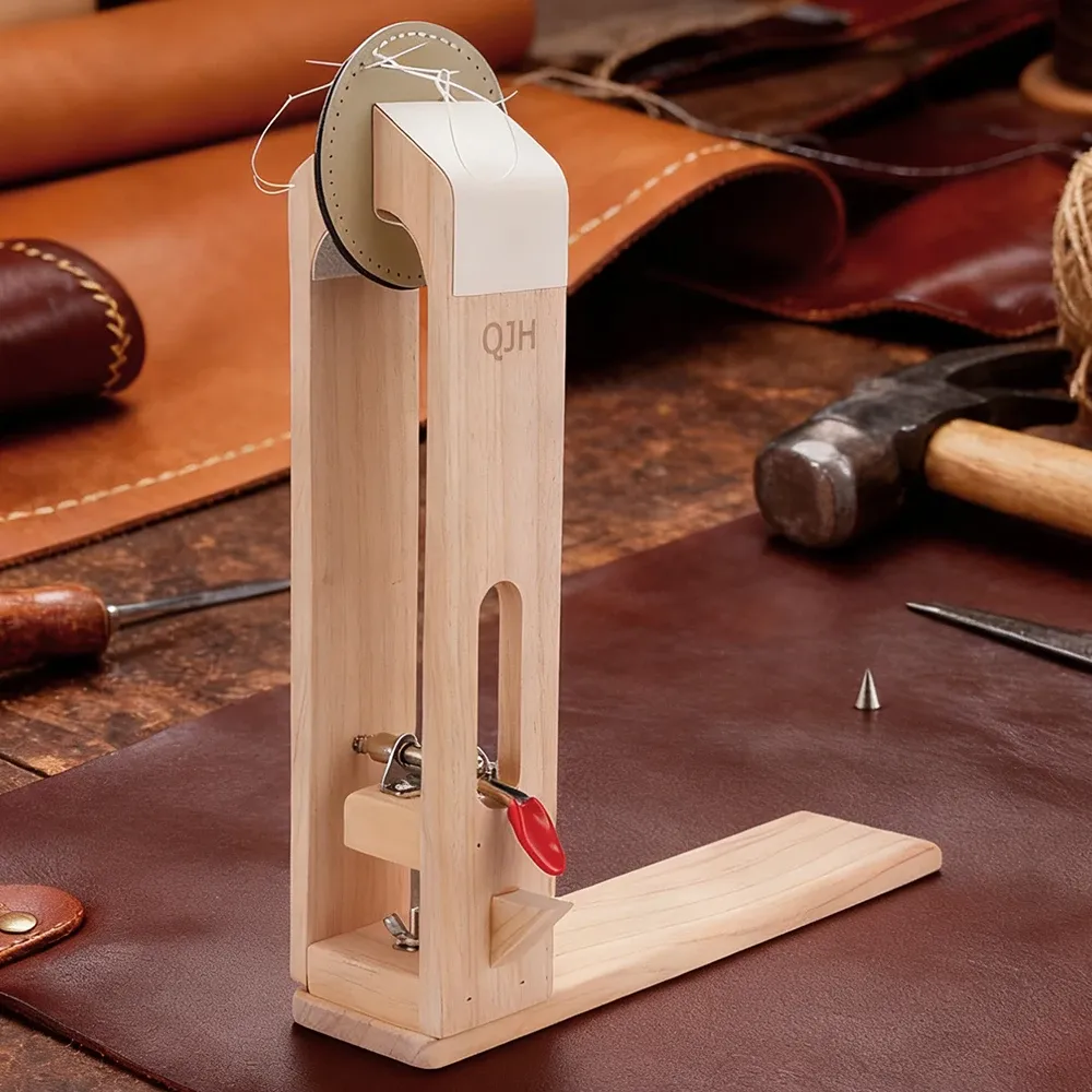 Pince à coudre en bois pour cuir, artisanat