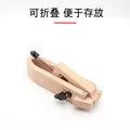 Pince à coudre en bois réglable et pliable pour cuir – 6
