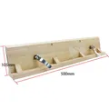 Pince à coudre horizontale en bois pour cuir – Couleur 50cm wooden clips