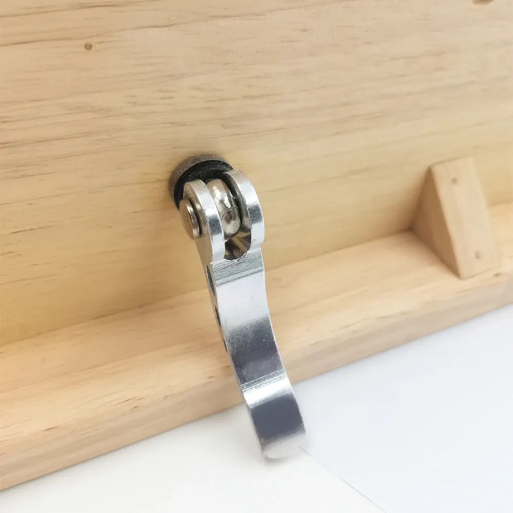 Pince à coudre horizontale en bois pour cuir