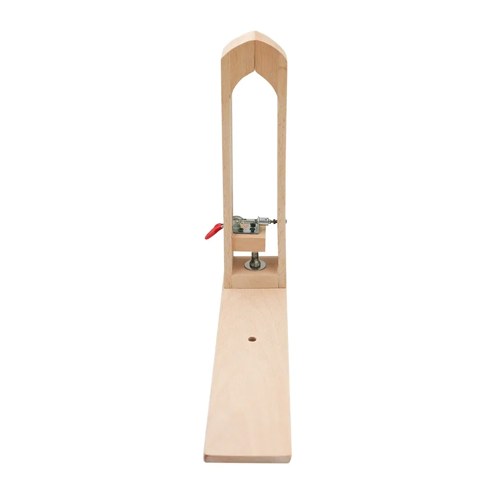 Pince à coudre horizontale en bois pour cuir