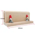 Pince à coudre horizontale en bois pour cuir – Couleur Wood Clamp