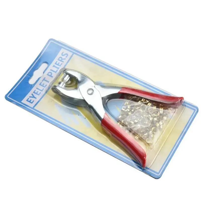 Pince à œillets 4,5 mm avec outil pour cuir
