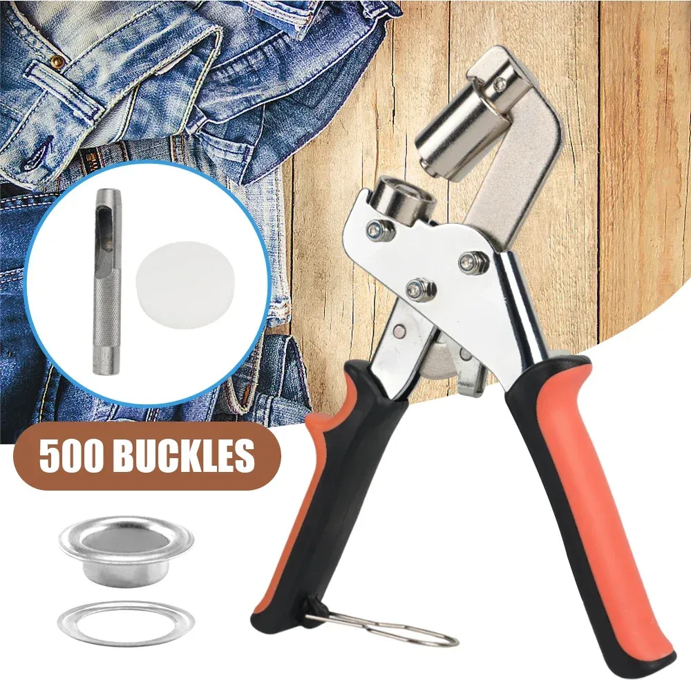 Pince à œillets avec 500 œillets pour cuir et toile