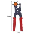 Pince à poinçonner rotative pour cuir, ceintures et sacs – 2