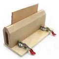 Pince de fixation large en bois pour couture cuir – 1