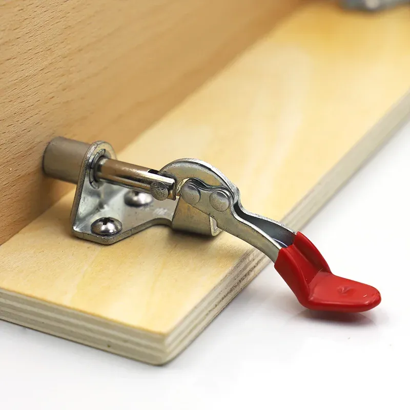 Pince de fixation large en bois pour couture cuir