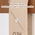 Pince en bois cousue pour cuir, portable et réglable – 4