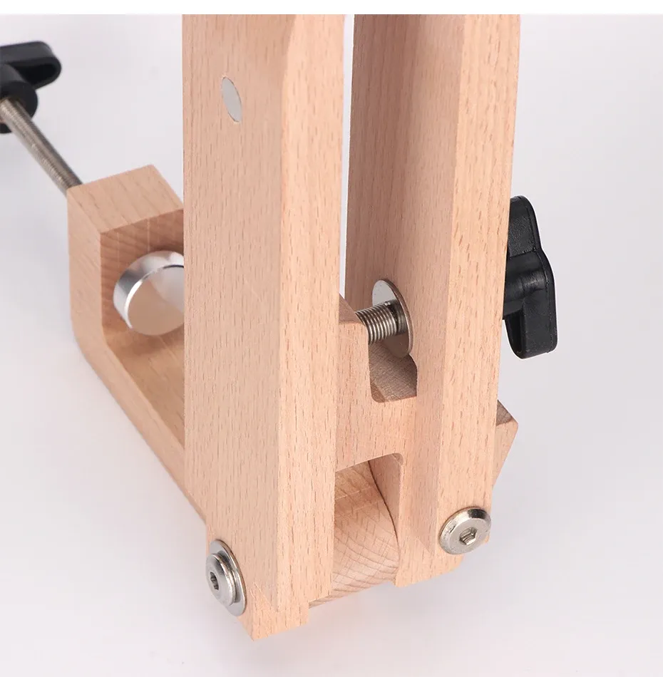 Pince en bois cousue pour cuir, portable et réglable
