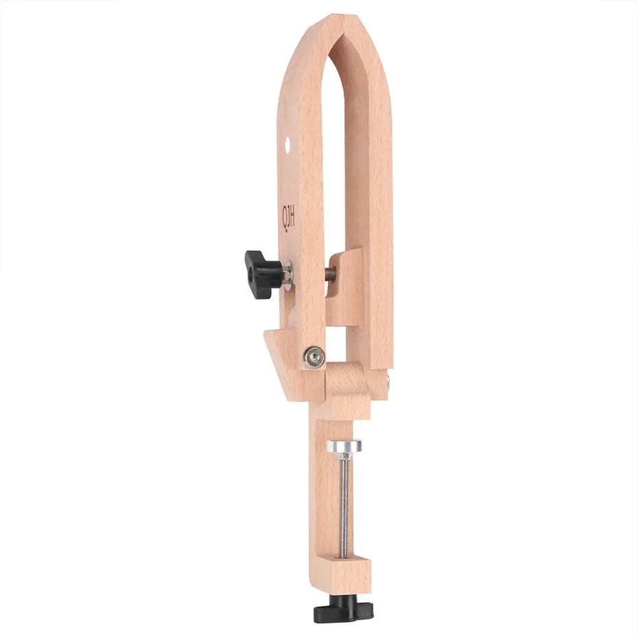 Pince en bois cousue pour cuir, portable et réglable