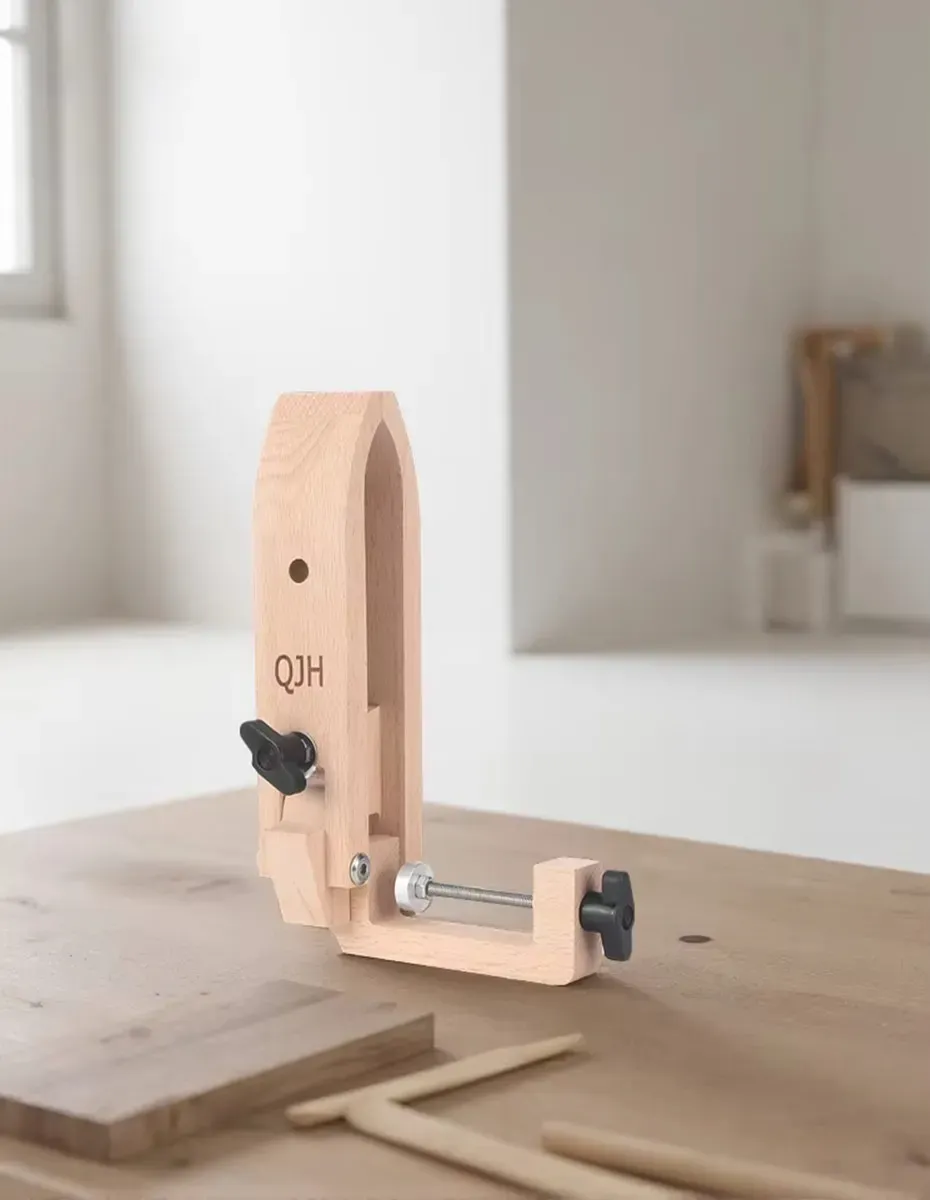 Pince en bois cousue pour cuir, portable et réglable