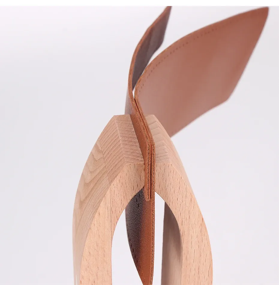 Pince en bois cousue pour cuir, portable et réglable