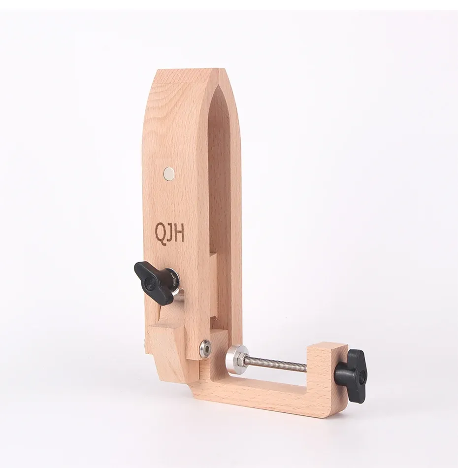 Pince en bois cousue pour cuir, portable et réglable