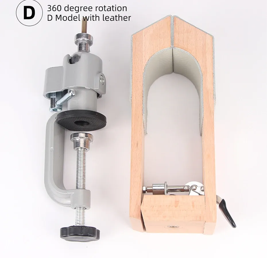 Pince en bois rotative 360 pour cuir, artisanat