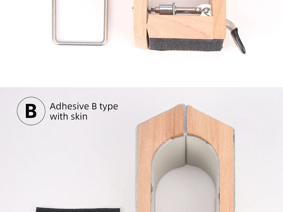 Pince en bois rotative 360 pour cuir, artisanat