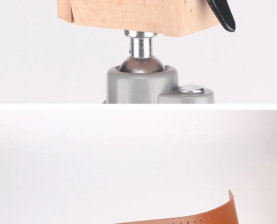 Pince en bois rotative 360 pour cuir, artisanat