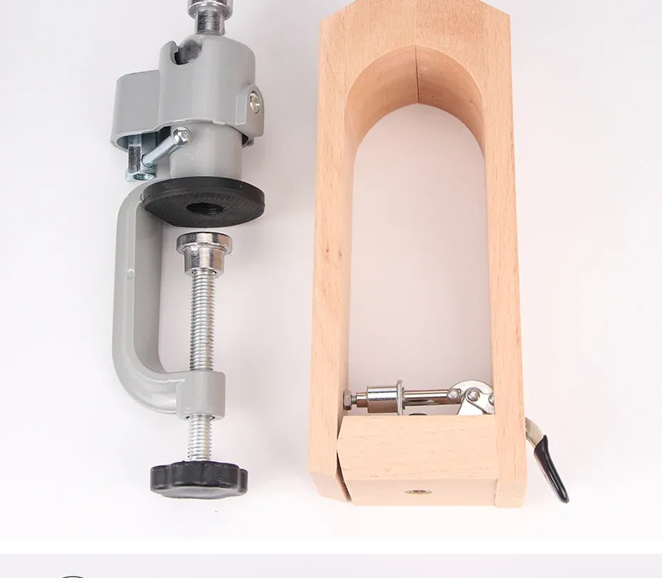 Pince en bois rotative 360 pour cuir, artisanat