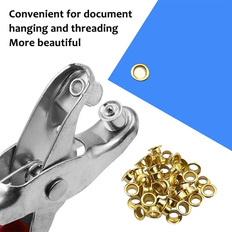 Pince fixation œillets et rivets pour cuir