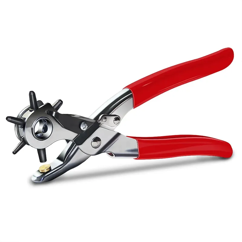 Pince perforatrice cuir acier carbone trous ronds