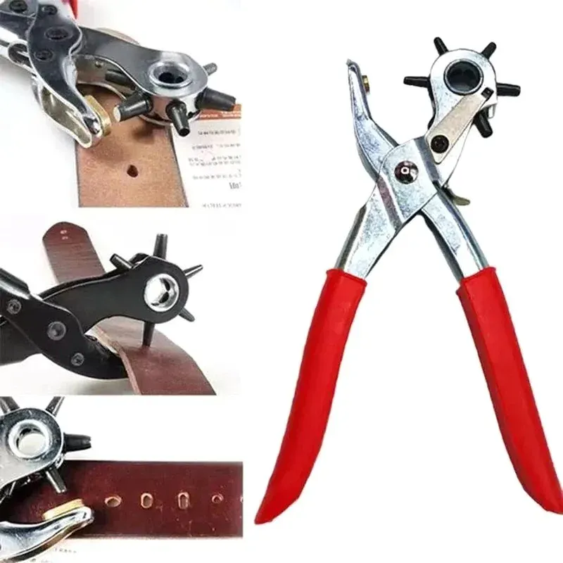 Pince perforatrice cuir acier carbone trous ronds