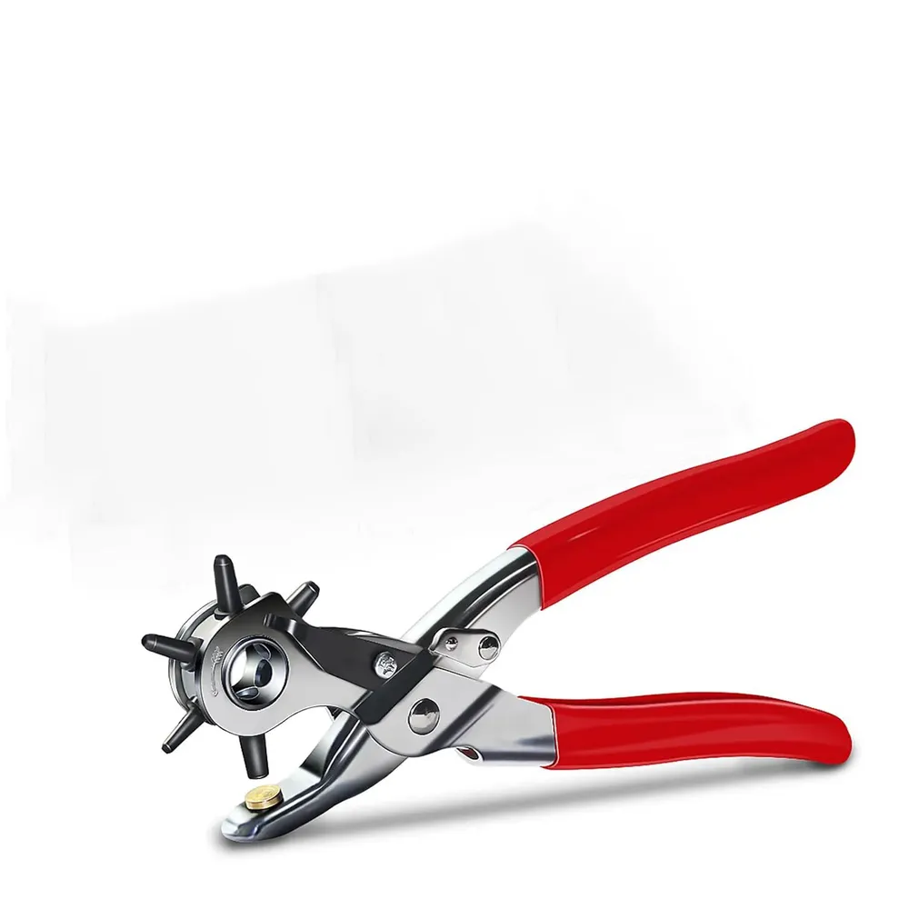 Pince perforatrice cuir acier carbone trous ronds