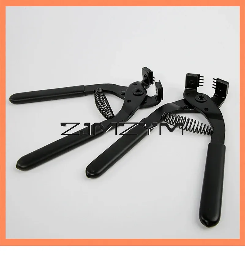 Pince silencieuse 2 ou 4 dents pour cuir, poinçonnage