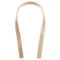 Poignée de sac en cuir PU amovible pour boîte cadeau – Couleur beige