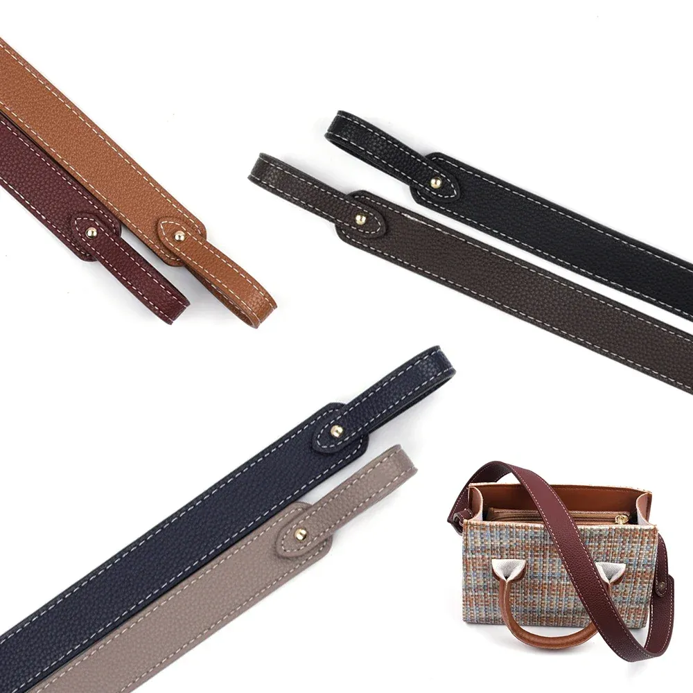 Poignée détachable cuir souple 66 cm pour sacs