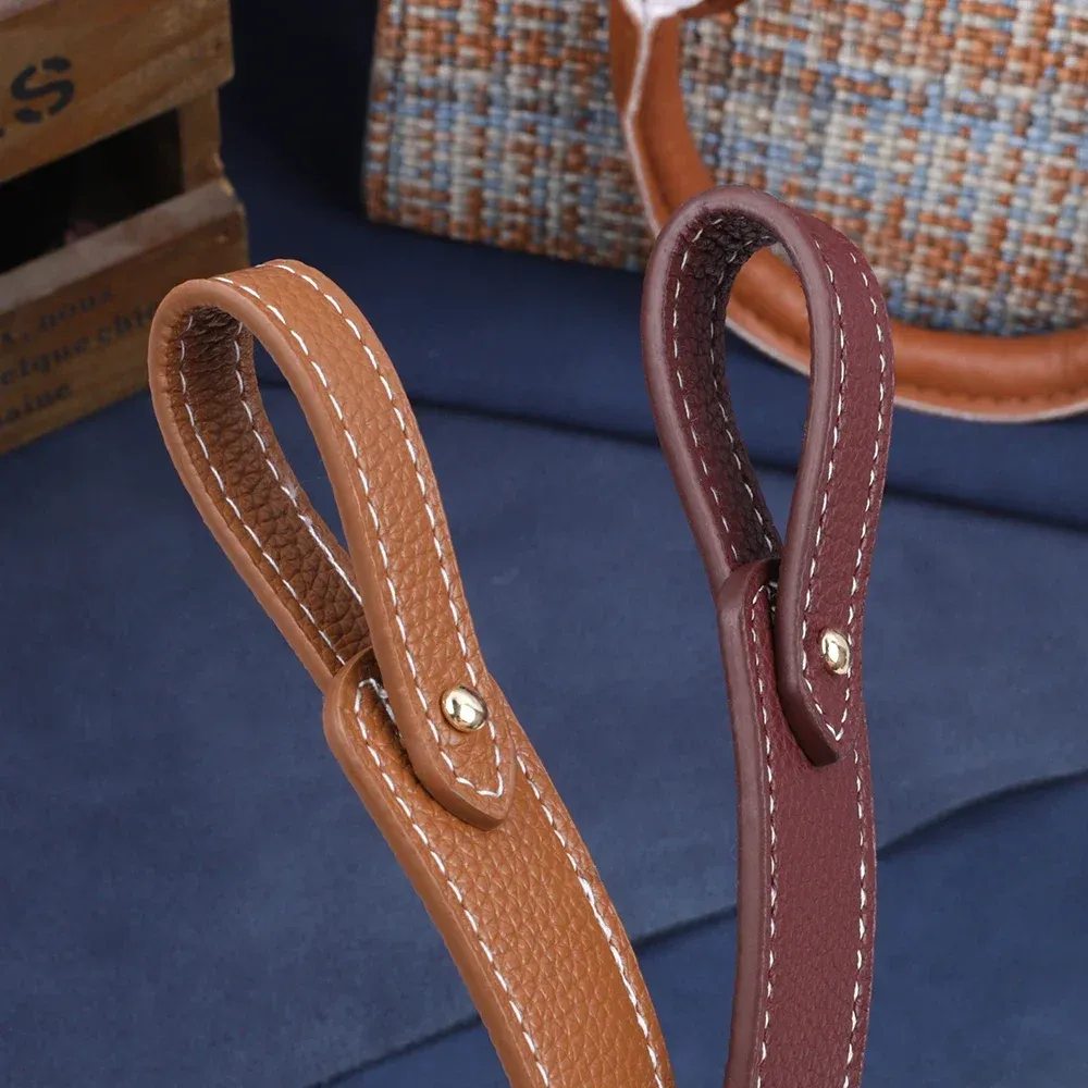Poignée détachable cuir souple 66 cm pour sacs