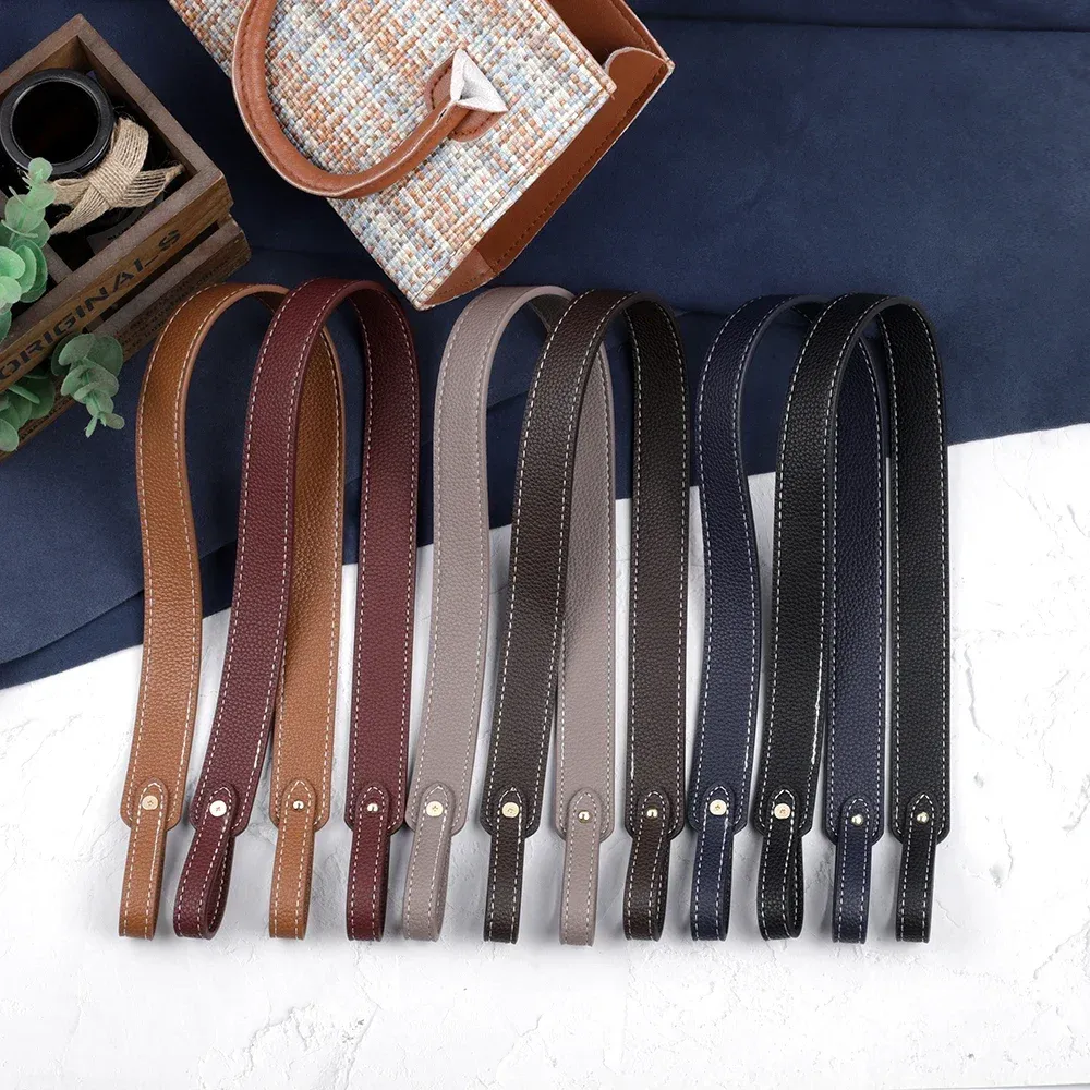 Poignée détachable cuir souple 66 cm pour sacs