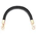 Poignées de sac en cuir PU tressé 30 à 60 cm – Couleur Black