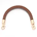 Poignées de sac en cuir PU tressé 30 à 60 cm – Couleur Dark brown