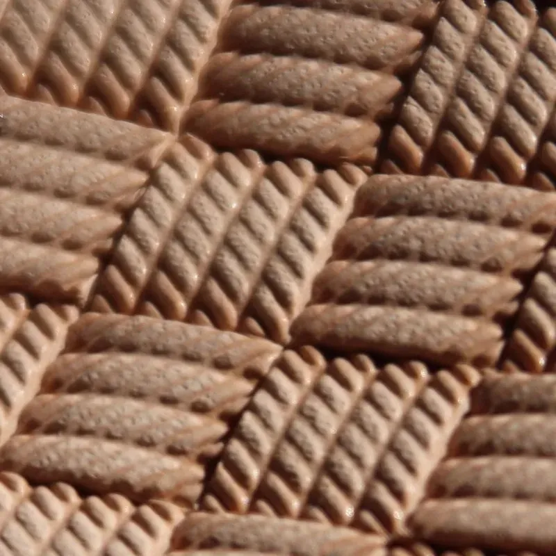 Poinçon 8x8 mm motif ulissée pour cuir