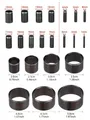 Poinçon cuir rond 1 à 50 mm 22 pièces – Couleur 22 pièces