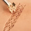 Poinçon laiton motif coquille pour gravure cuir – 1