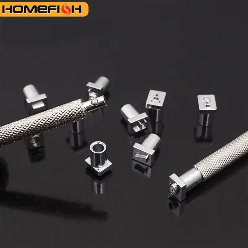 Poinçons alphabet et chiffres 3 à 6 mm pour cuir