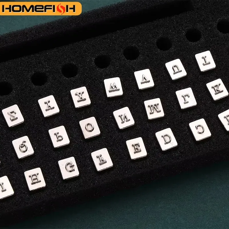 Poinçons alphabet et chiffres 3 à 6 mm pour cuir