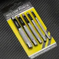 Poinçons cuir ronds 3 à 16 mm lot de 5 ou 12 – Couleur 5PCS