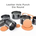 Poinçons ronds pour cuir 10 à 50 mm lot de 9 – 1