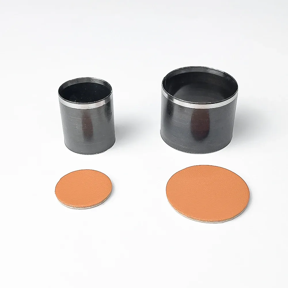 Poinçons ronds pour cuir 10 à 50 mm lot de 9