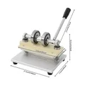 Presse manuelle découpe et embossage cuir – 1
