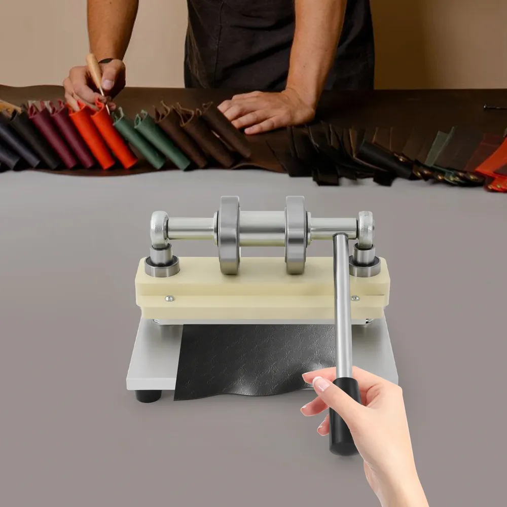 Presse manuelle découpe et embossage cuir